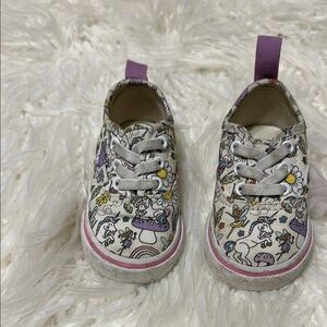 Vans unicorn toddler shoes